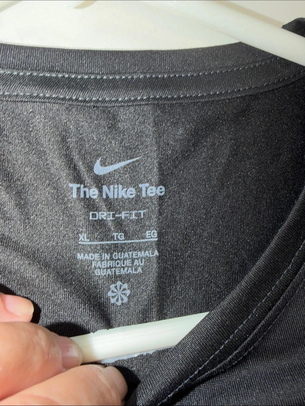 Nike Black Short Sleeve Tee with Gray 'G' Logo
